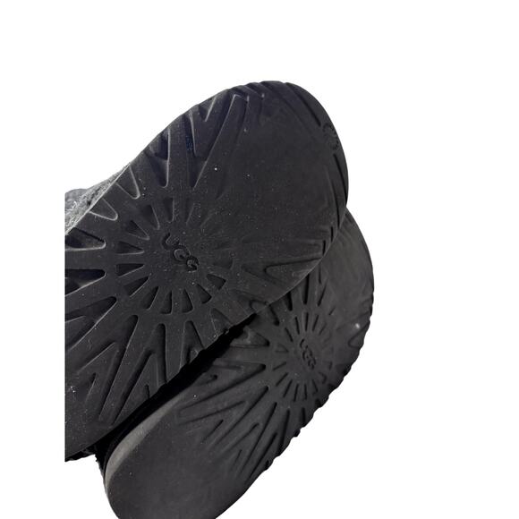 UGG Women's Winter Boots Lattice Cardy 3066 High Round Toe Gray Sz 6 - Picture 8 of 9